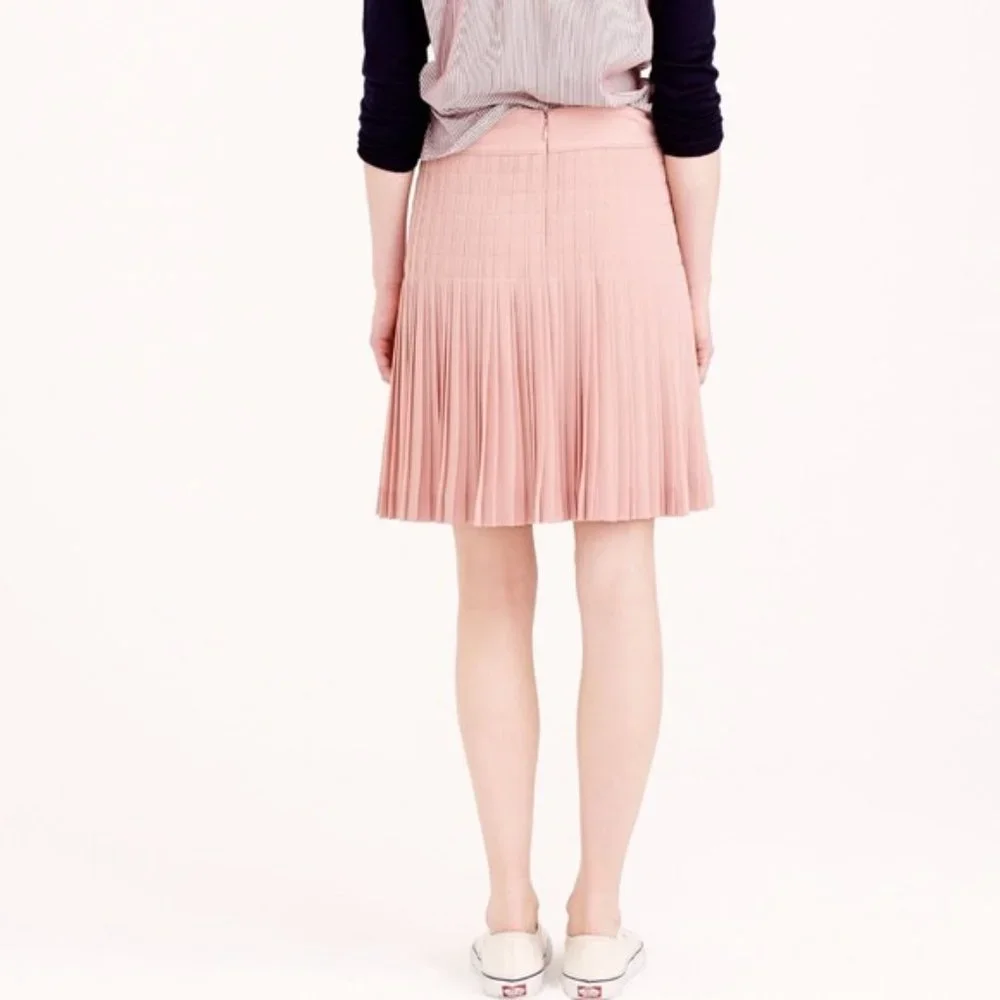 J.Crew Sz 8 Pleated Swing Skirt EUC - Picture 3 of 6